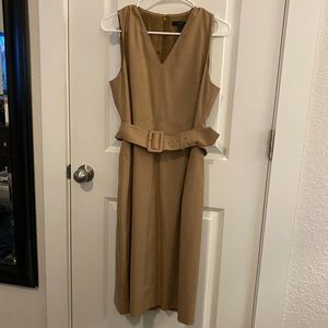 Like New J.Crew Sleeveless Suit Dress with Self Belt